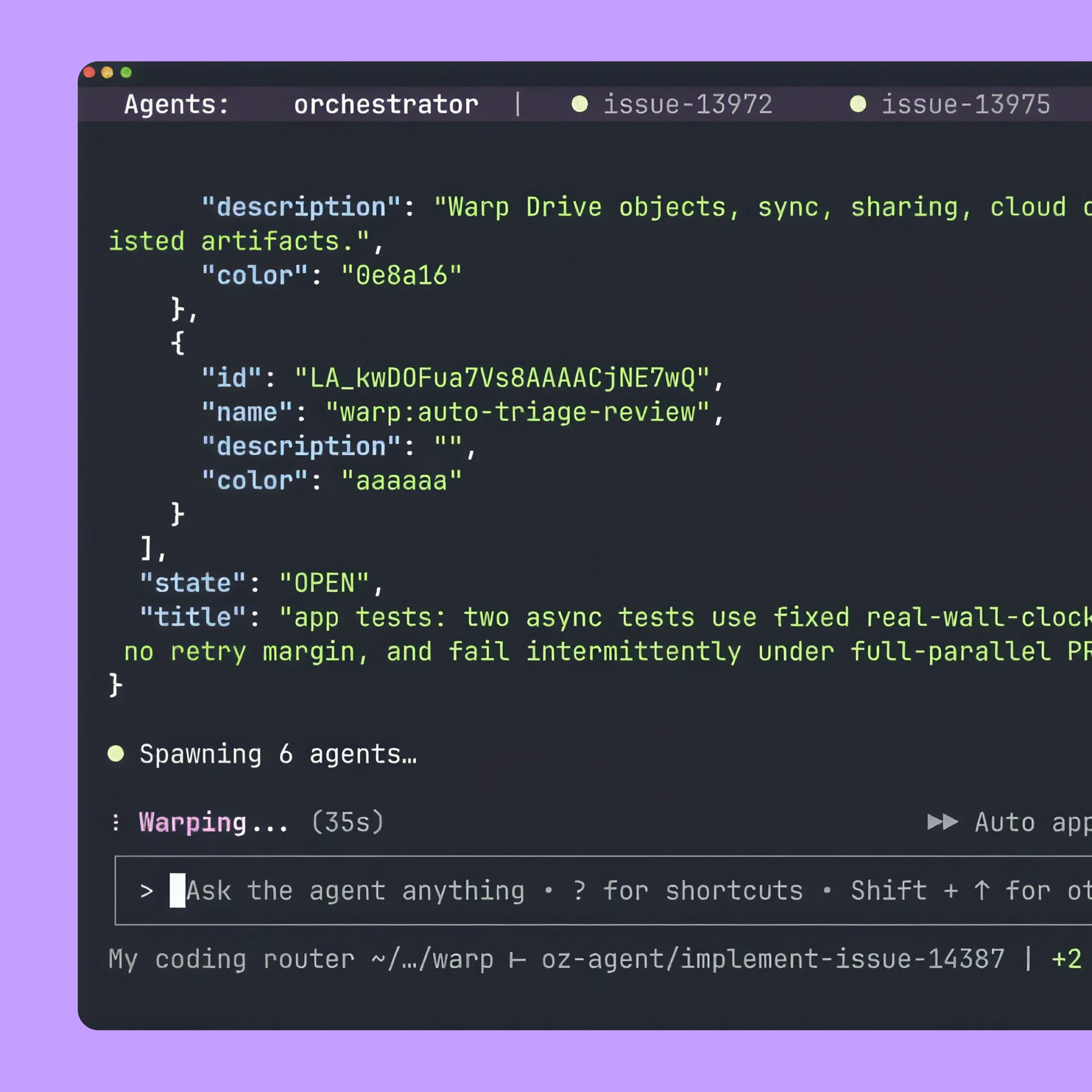 Warp screenshot 4