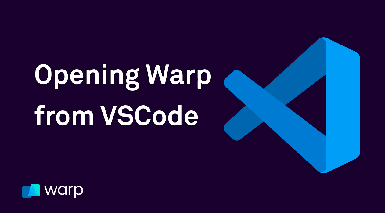 How to Open Warp from VS Code