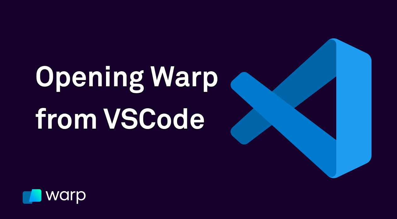 How to Open Warp from VS Code